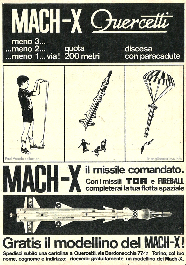 Mach-X from Italian Quercetti adverts