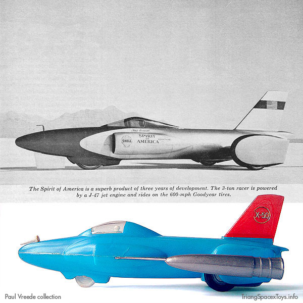 X-50 and Spirit of America