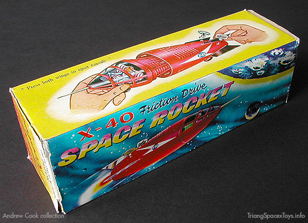 X-40 Space Rocket box