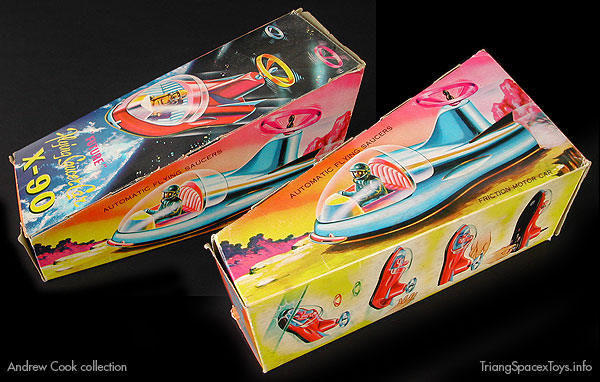 X-90 Flying Saucer Car box