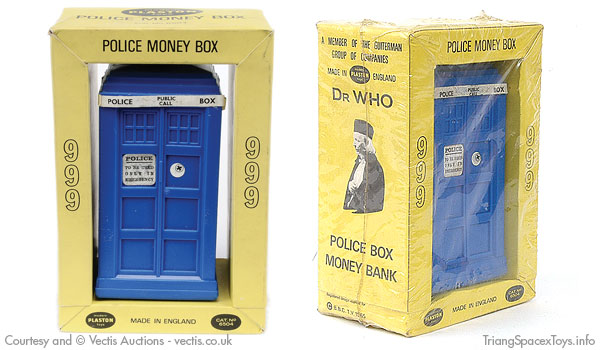 Plaston Dr Who Police Money Box by Raphael Lipkin