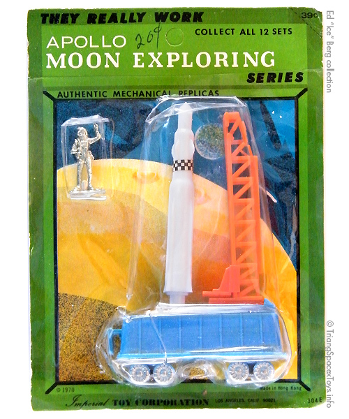 Apollo Moon Exploring card 304E - mlp in blue