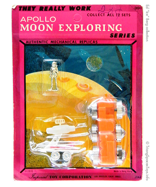 Apollo Moon Exploring card 304J - transport in orange