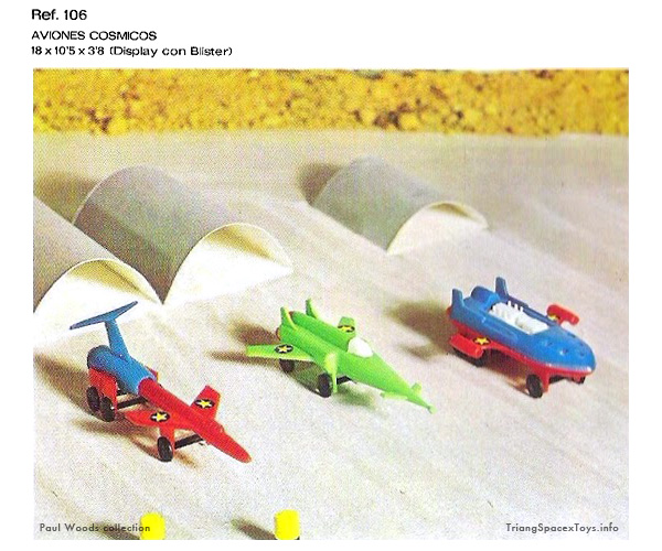 Aviones Cosmicos shown in Bullycan catalogue