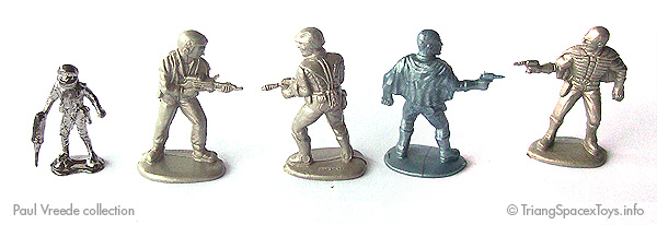 Harett-Gilmar Space Commando figures