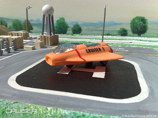 Spacex Base diorama by Mike Burrows