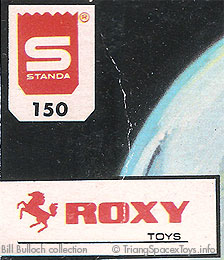 Standa logo on Roxy card