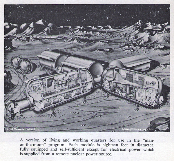 manned moon base