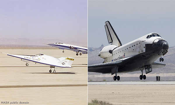 X-24B and the Space Shuttle