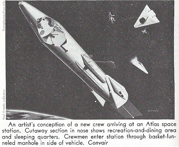 Convair concept for USAF MOL station