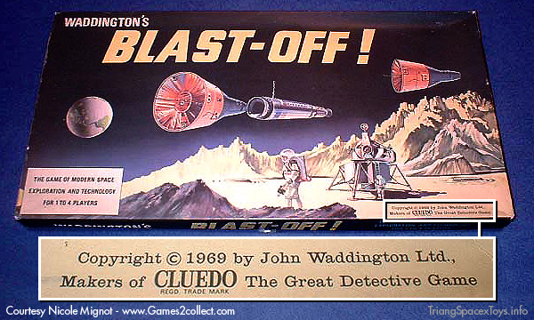 Waddington's Blast Off board game box