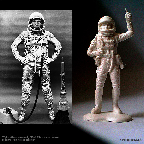 Mercury spacesuit is origin for LP figures