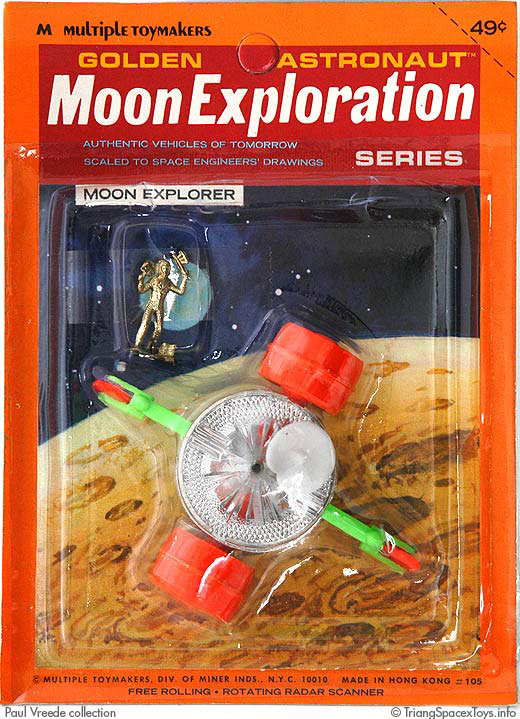 GA Moon Explorer card without inner frame