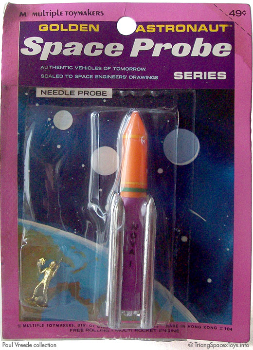 Nova Rocket on Needle Probe card with Spacex blister