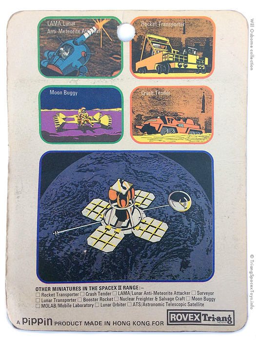 Pippin Spacex Lunar Orbiter card back