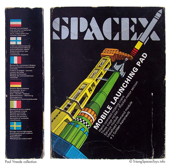 Spacex Mobile Launching Pad box front & side