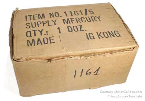 Spacex 12-card shipping box for Supply Force Mercury