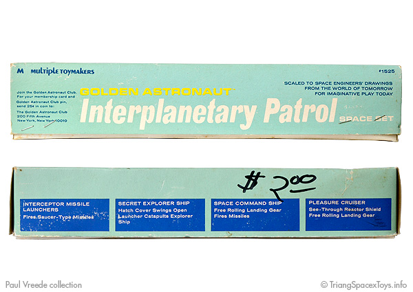 GA Interplanetary Patrol set box sides