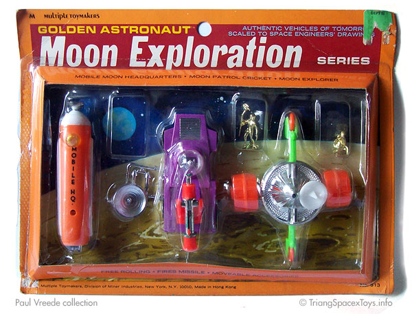 GA Moon Exploration triple card front