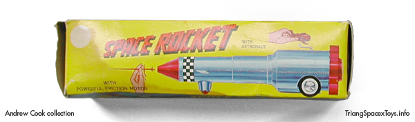 LP Space Rocket box side