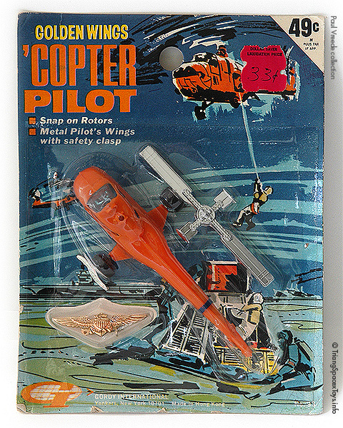 Golden Wings 'Copter Pilot card