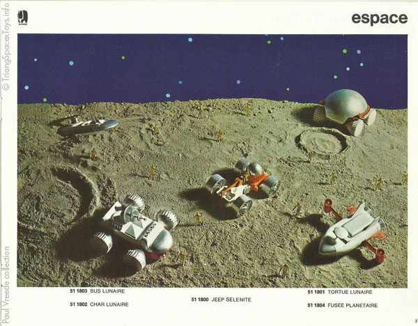 Space vehicle page from older Sitap catalogue