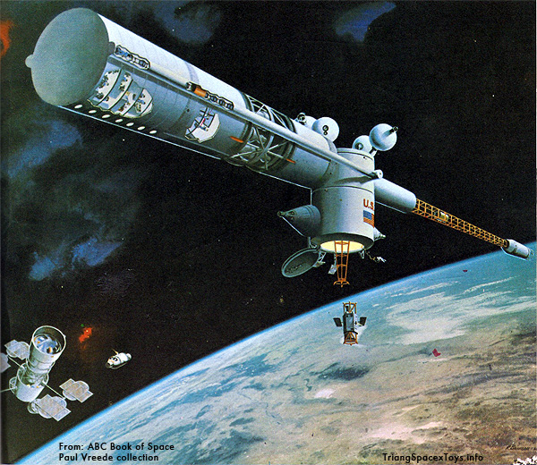 NASA illustration in colour