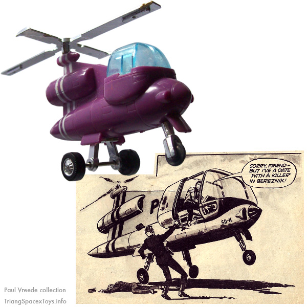 Helicopter P3 origin is comic strip