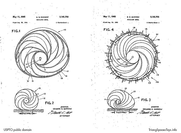Grumman mrtalastic wheel patent