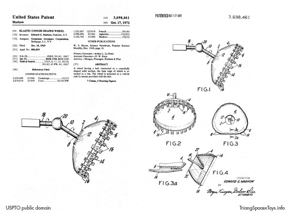 MTA wheel design patent