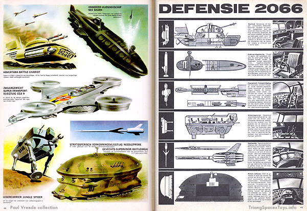 Defence 2066 spread from Dutch Thunderbirds Extra 2 annual