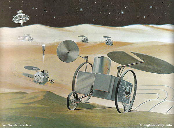 Scarfo concept illustrations of earlier moon rover system