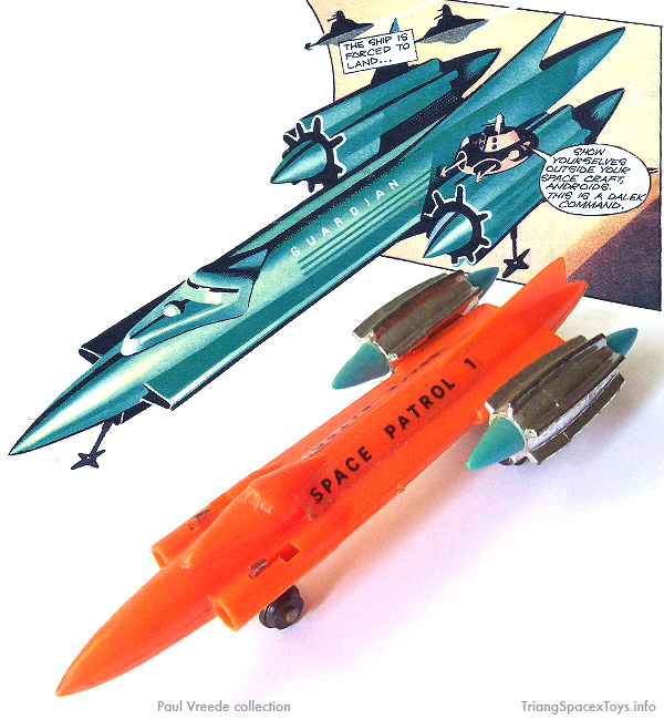 Space Patrol 1 and comic strip as origin