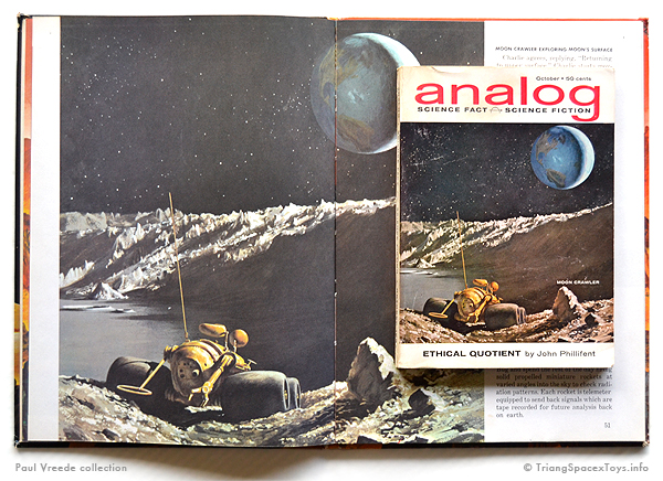 Moon Crawler on Analog cover and in Man on the Moon book