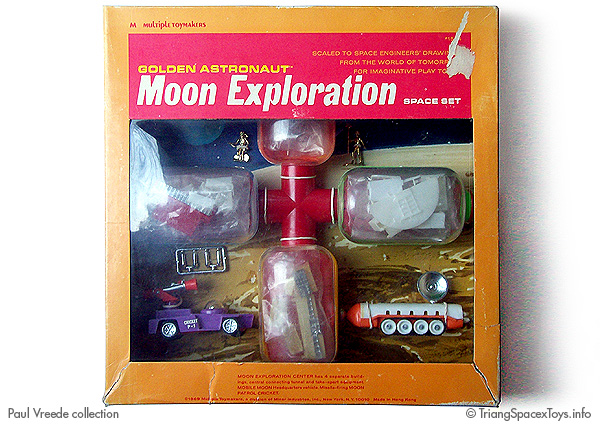 Golden Astronauts Moon Exploration set box front