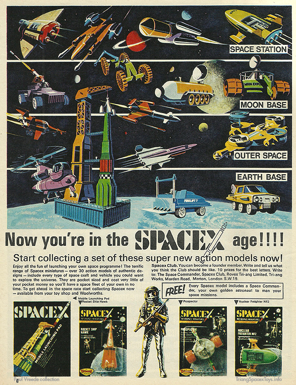 Spacex age UK colour ad 1970
