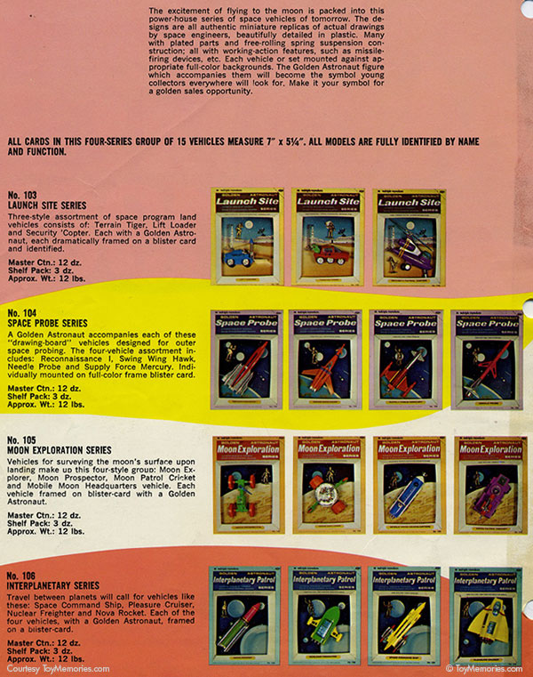 Lefthand GA page - 1969 Multiple Toymakers catalogue