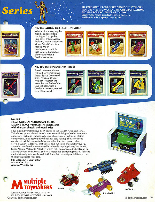 Righthand GA page - 1970 Multiple Toymakers catalogue