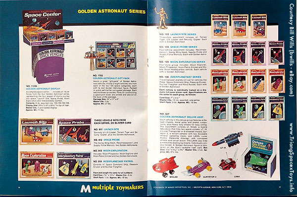 1971 Multiple Toymakers catalogue pages