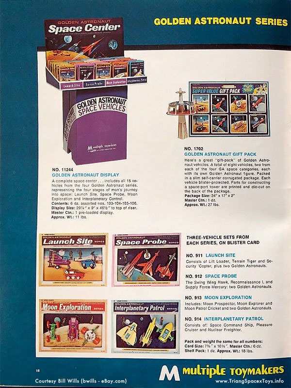 Lefthand GA page - 1971 Multiple Toymakers catalogue