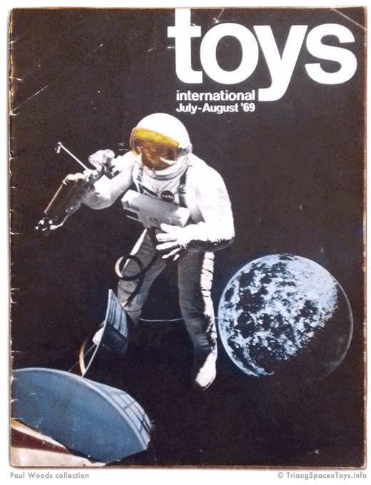 Toys Intl magazine cover for July/August 1969