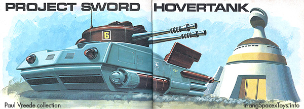Hover Tank illustrated in Project Sword annual